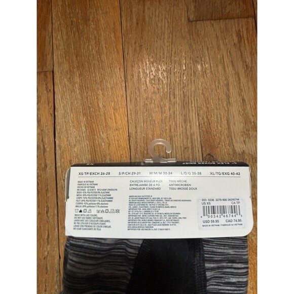 AMERICAN EAGLE Flex Boxer Briefs 6" Inseam Regular Length AEO X-Small XS Single - Picture 3 of 3